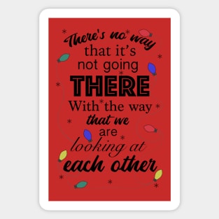 Lauv - There's no way ft. Julia Michaels (Christmas sweater) Sticker